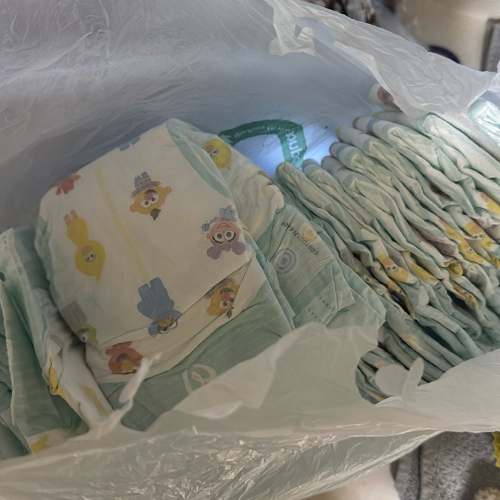 Size 1 Pampers diapers